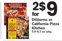 ACME DiGiorno or California Pizza Kitchen offer