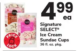ACME Signature SELECT Ice Cream Sundae Cups offer