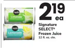 ACME Signature SELECT Frozen Juice offer