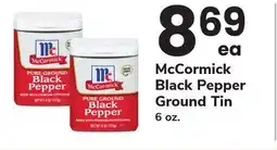 ACME McCormick Black Pepper Ground Tin offer