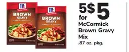 ACME McCormick Brown Gravy Mix offer