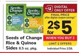 ACME Seeds of Change Rice & Quinoa Sides offer
