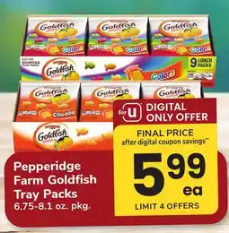 ACME Pepperidge Farm Goldfish Tray Packs offer