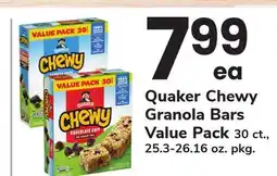 ACME Quaker Chewy Granola Bars Value Pack offer