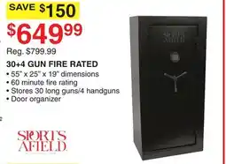 Dunham's Sports 30+4 GUN FIRE RATED offer
