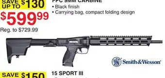 Dunham's Sports FPC 9MM CARBINE offer