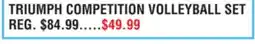 Dunham's Sports TRIUMPH COMPETITION VOLLEYBALL SET offer