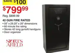 Dunham's Sports 42 GUN FIRE RATED offer