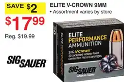 Dunham's Sports ELITE V-CROWN 9MM offer