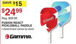 Dunham's Sports FUSION REACT PICKLEBALL PADDLE offer