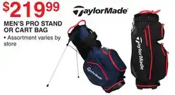 Dunham's Sports TAYLORMADE MEN'S PRO STAND OR CART BAG offer