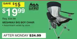 Dunham's Sports MESHMAX BIG BOY CHAIR offer