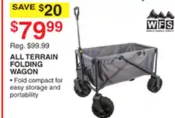 Dunham's Sports ALL TERRAIN FOLDING WAGON offer