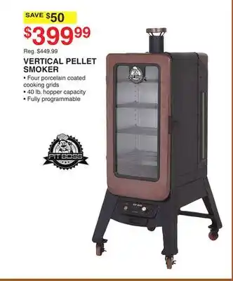 Dunham's Sports PIT BOSS VERTICAL PELLET SMOKER offer