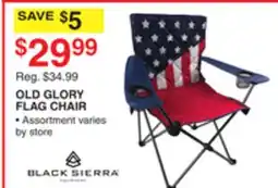 Dunham's Sports OLD GLORY FLAG CHAIR offer