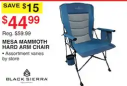 Dunham's Sports MESA MAMMOTH HARD ARM CHAIR offer