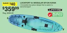 Dunham's Sports LOCKPORT 9.4 MODULAR SIT-ON KAYAK offer