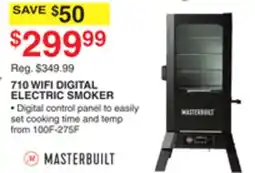 Dunham's Sports MASTERBUILT 710 WIFI DIGITAL ELECTRIC SMOKER offer