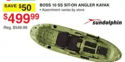 Dunham's Sports BOSS 10 SS SIT-ON ANGLER KAYAK offer
