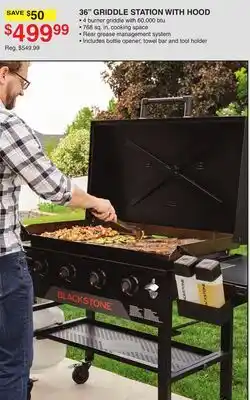 Dunham's Sports 36 GRIDDLE STATION WITH HOOD offer