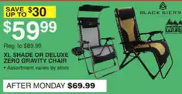 Dunham's Sports XL SHADE OR DELUXE ZERO GRAVITY CHAIR offer