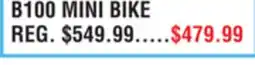 Dunham's Sports B100 MINI BIKE offer