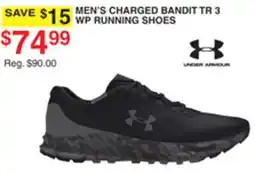 Dunham's Sports UNDER ARMOUR MEN'S CHARGED BANDIT TR 3 WP RUNNING SHOES offer