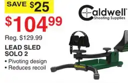 Dunham's Sports CALDWELL LEAD SLED SOLO 2 offer