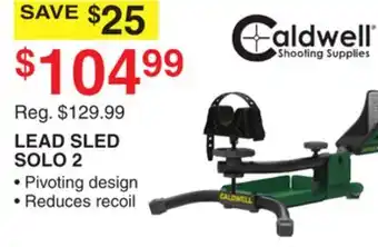 Dunham's Sports CALDWELL LEAD SLED SOLO 2 offer