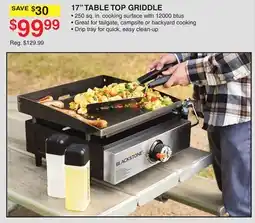 Dunham's Sports 17 TABLE TOP GRIDDLE offer