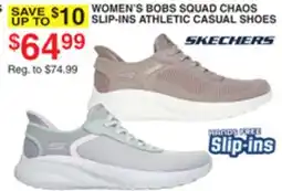 Dunham's Sports SKECHERS WOMEN'S BOBS SQUAD CHAOS SLIP-INS ATHLETIC CASUAL SHOES offer