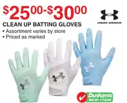 Dunham's Sports CLEAN UP BATTING GLOVES offer