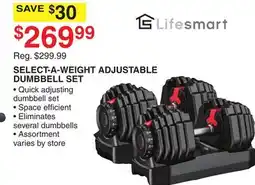 Dunham's Sports SELECT-A-WEIGHT ADJUSTABLE DUMBBELL SET offer