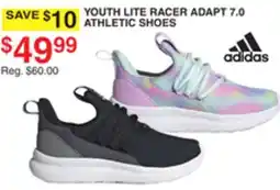 Dunham's Sports ADIDAS YOUTH LITE RACER ADAPT 7.0 ATHLETIC SHOES offer