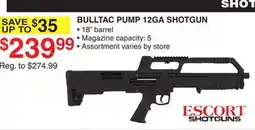 Dunham's Sports BULLTAC PUMP 12GA SHOTGUN offer