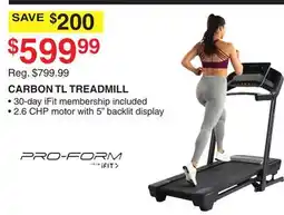 Dunham's Sports CARBON TL TREADMILL offer