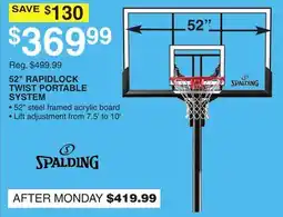 Dunham's Sports 52 RAPIDLOCK TWIST PORTABLE SYSTEM offer