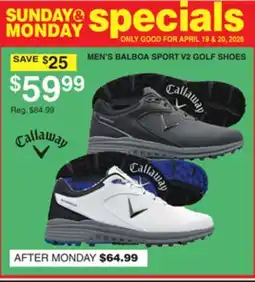 Dunham's Sports MEN'S BALBOA SPORT V2 GOLF SHOES offer
