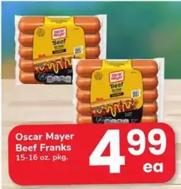 Safeway Oscar Mayer Beef Franks offer