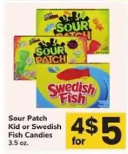 Safeway Sour Patch Kid or Swedish Fish Candies offer
