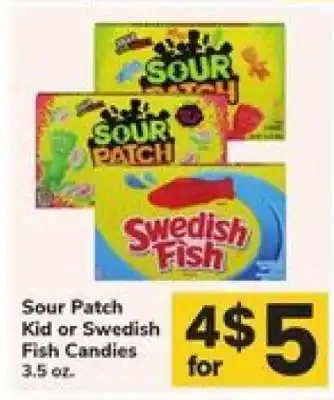 Sour Patch Kid or Swedish Fish Candies