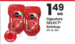 Safeway Signature Select Ketchup offer