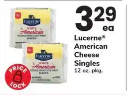 Safeway Lucerne American Cheese Singles offer