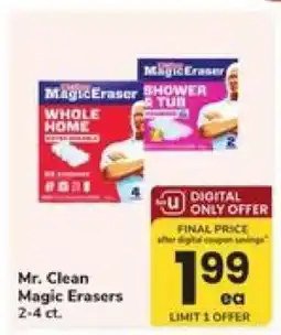 Safeway Mr. Clean Magic Erasers offer
