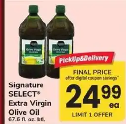 Safeway Signature SELECT Extra Virgin Olive Oil offer