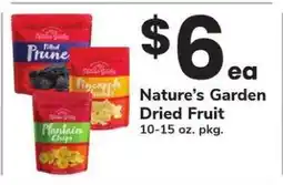 Safeway Nature’s Garden Dried Fruit offer