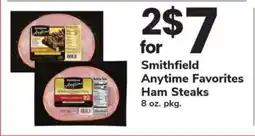 Safeway Smithfield Anytime Favorites Ham Steaks offer