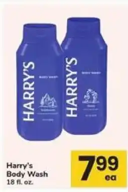 Safeway Harry's Body Wash offer