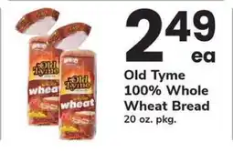 Safeway Old Tyme 100% Whole Wheat Bread offer