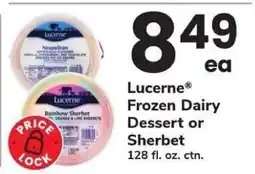 Safeway Lucerne Frozen Dairy Dessert or Sherbet offer